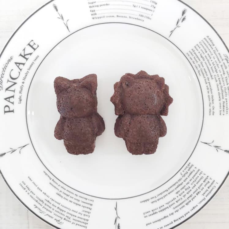 富士市ケーキ屋さんテテのアニマルチョコマドレーヌ