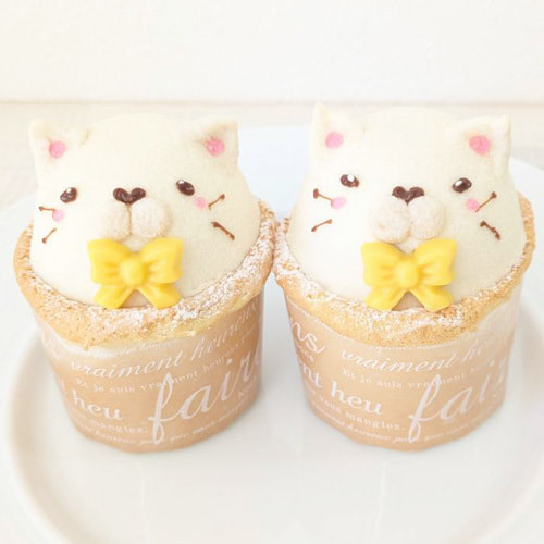 富士市かわいいケーキ屋さんテテのカップケーキ・ねこちゃん